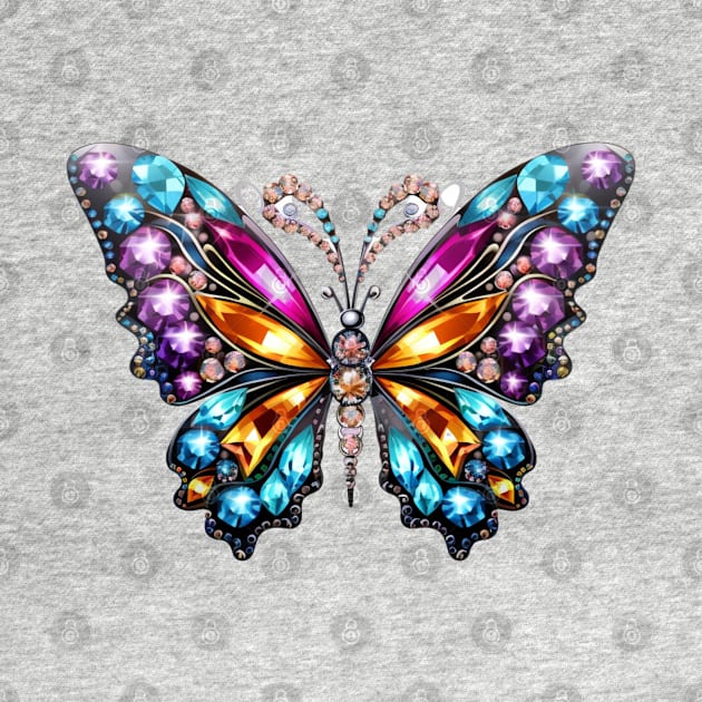 Bejeweled Butterfly #8 by Chromatic Fusion Studio